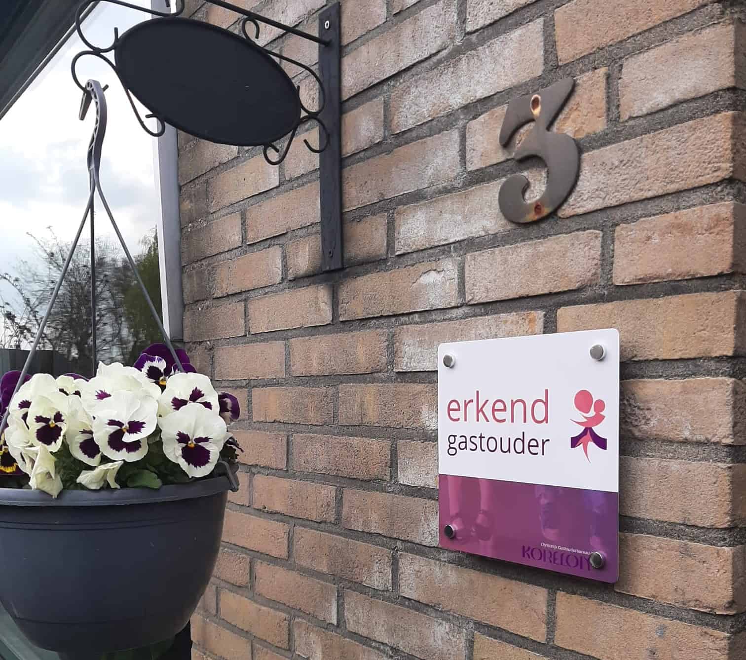 Bordje Erkend Gastouder